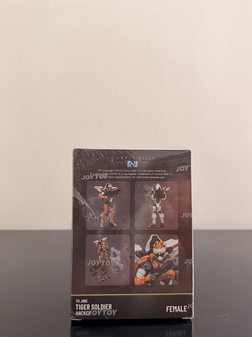 Figura de acción Infinity Yu Jing Tiger Soldier Black Ops Hacker a escala 1/18