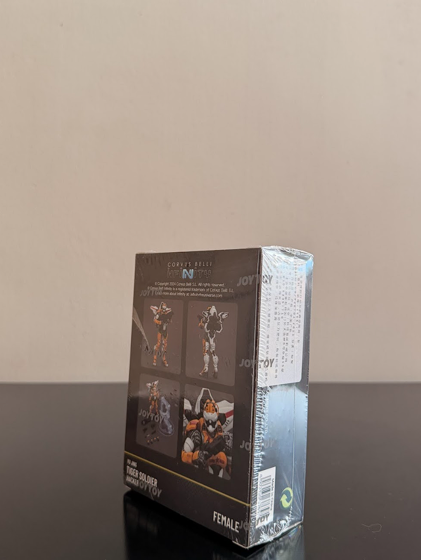 Figura de acción Infinity Yu Jing Tiger Soldier Black Ops Hacker a escala 1/18