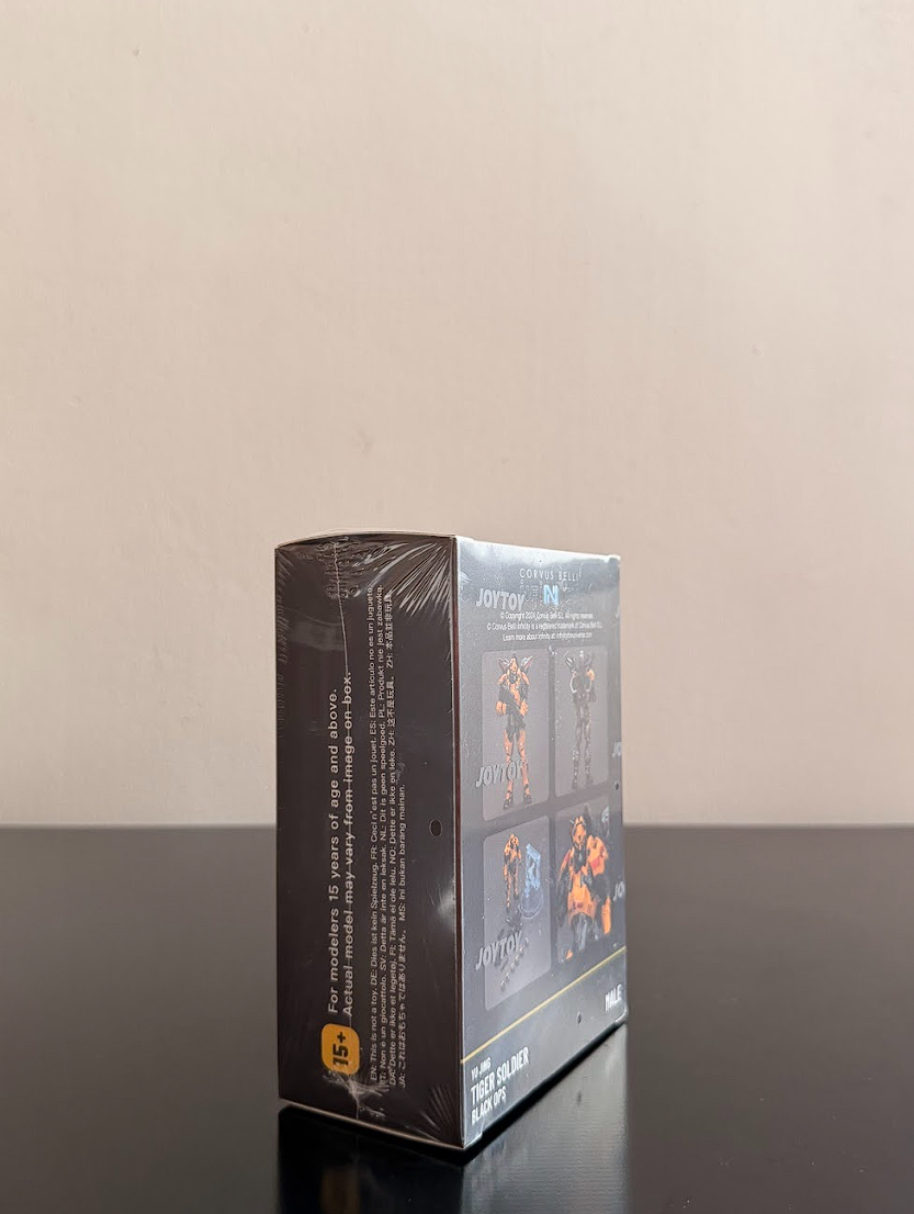 Figura de acción Infinity Yu Jing Tiger Soldier Black Ops a escala 1/18
