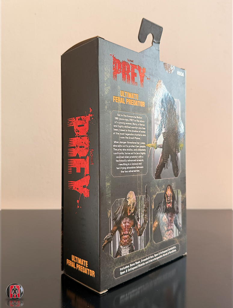 Figura de acción coleccionable NECA Prey Ultimate Feral Predator a escala de 7 pulgadas