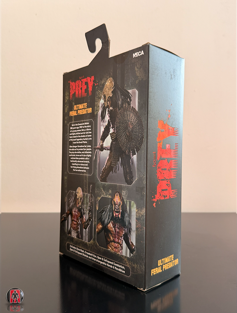 Figura de acción coleccionable NECA Prey Ultimate Feral Predator a escala de 7 pulgadas