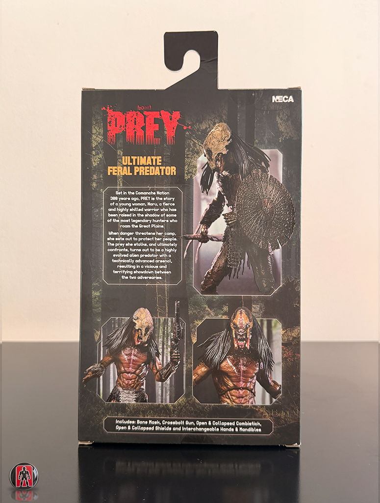 Figura de acción coleccionable NECA Prey Ultimate Feral Predator a escala de 7 pulgadas