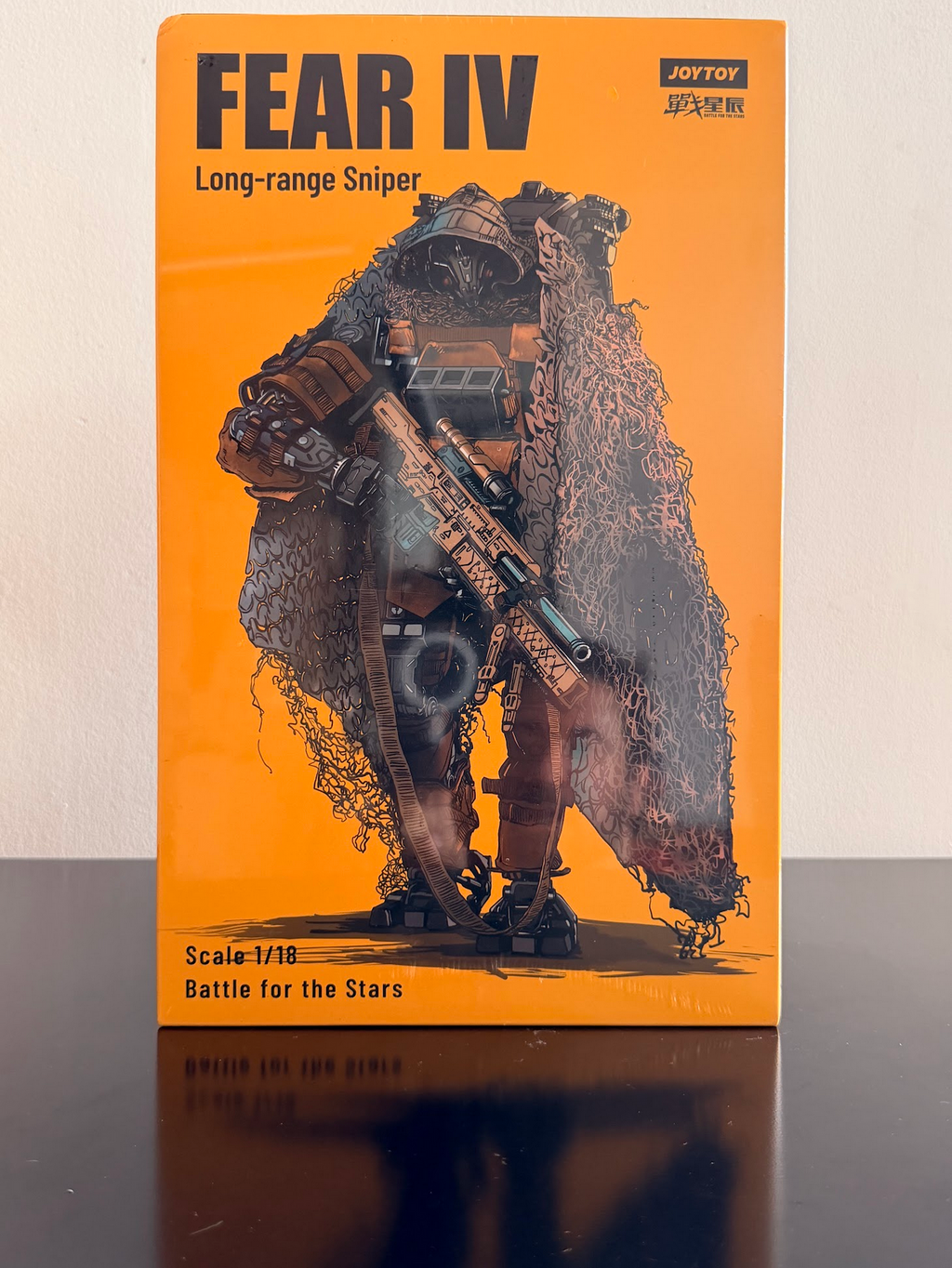 Battle for the Stars 09th Legion FEAR IV (Long-Range Sniper) 1/18 Scale Mech with Pilot