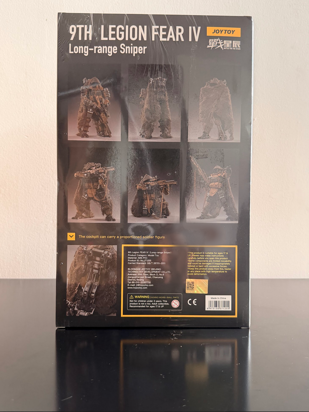 Battle for the Stars 09th Legion FEAR IV (Long-Range Sniper) 1/18 Scale Mech with Pilot