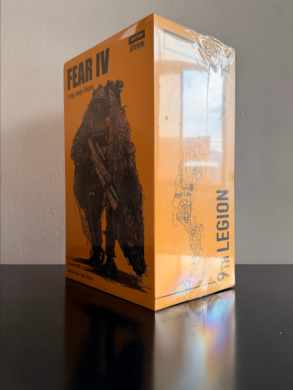 Battle for the Stars 09th Legion FEAR IV (Long-Range Sniper) 1/18 Scale Mech with Pilot