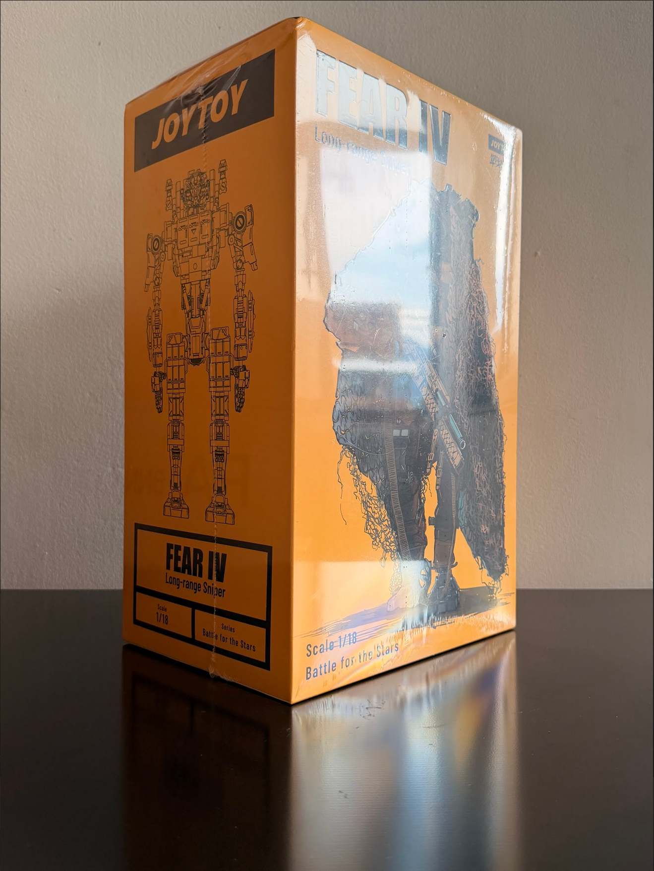 Battle for the Stars 09th Legion FEAR IV (Long-Range Sniper) 1/18 Scale Mech with Pilot
