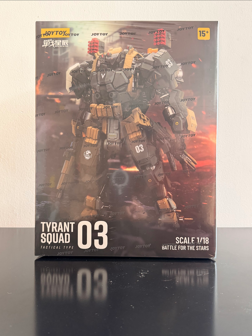 JoyToy 1/18 Battle for the Stars Sorrow Expeditionary Forces Tyrant Mecha 03 Versión Táctica