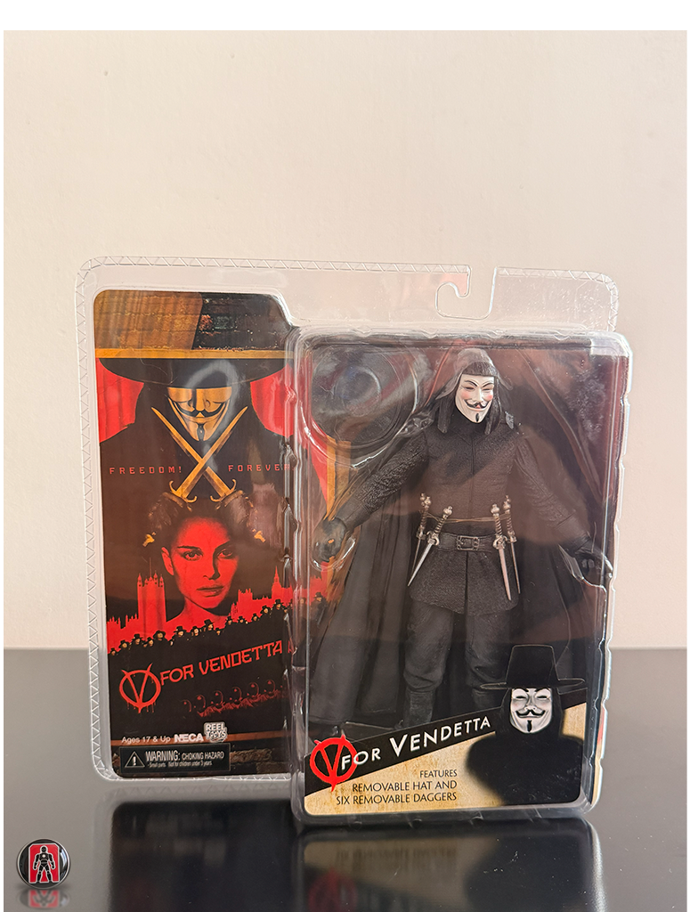 NECA V for Vendetta Reel Toys Figura 7.5 pulgadas DC Comics 2006
