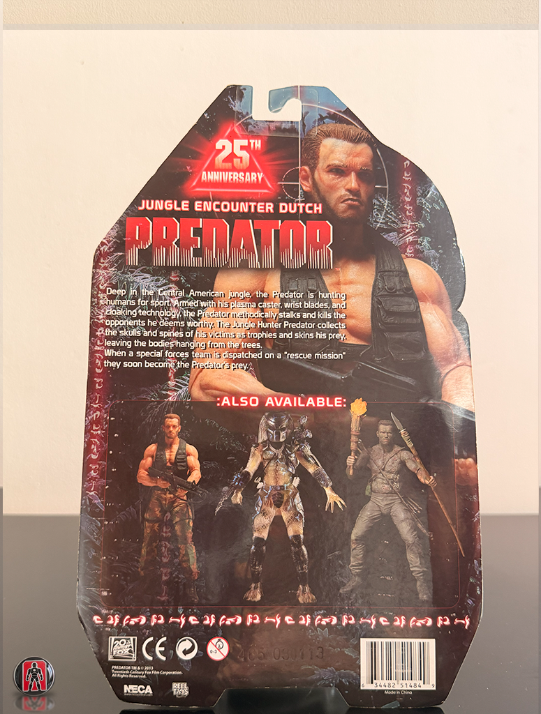 NECA Predator Jungle Encounter Dutch 25 Aniversario 7"
