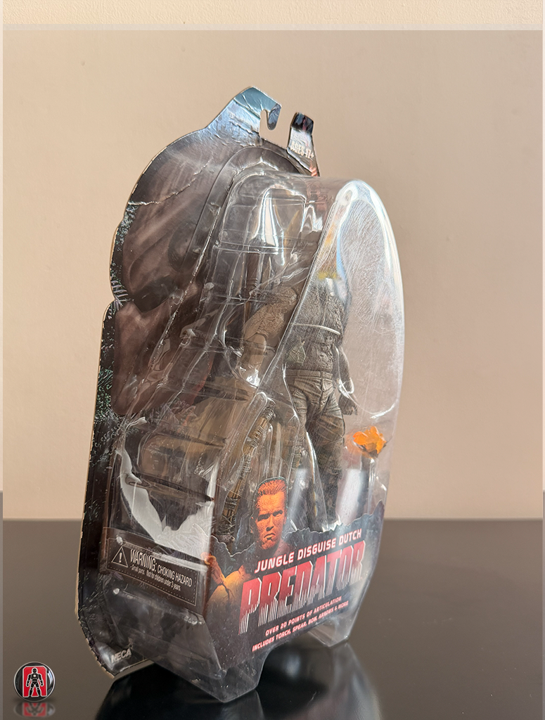 NECA Predator 25 Aniversario Dutch Disfraz Selva MOSC 7"