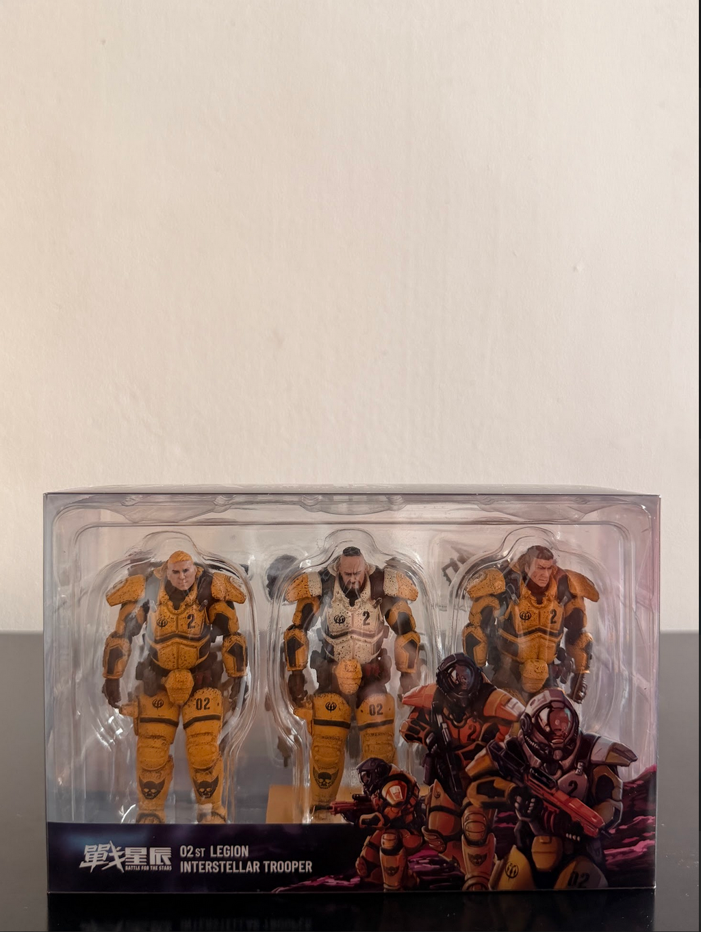 Set de figuras a escala 1/18 de Starhawk, la 2.ª Legión Interestelar de Battle for the Stars