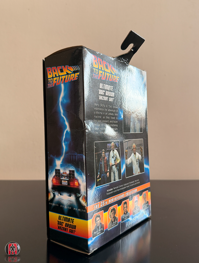 Figura de acción de Doc Brown de Regreso al Futuro, Edición Definitiva de 1985