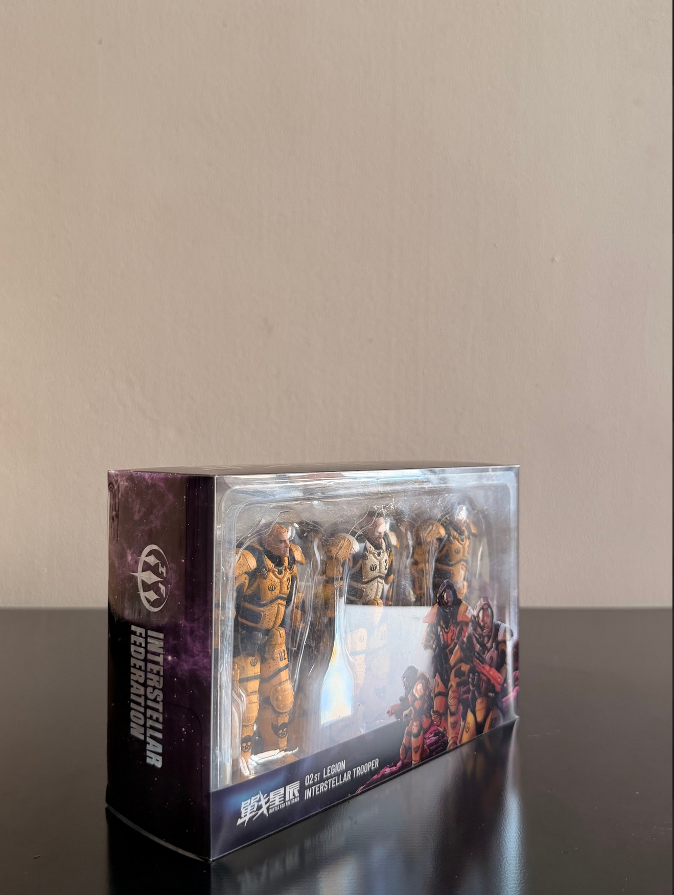 Set de figuras a escala 1/18 de Starhawk, la 2.ª Legión Interestelar de Battle for the Stars