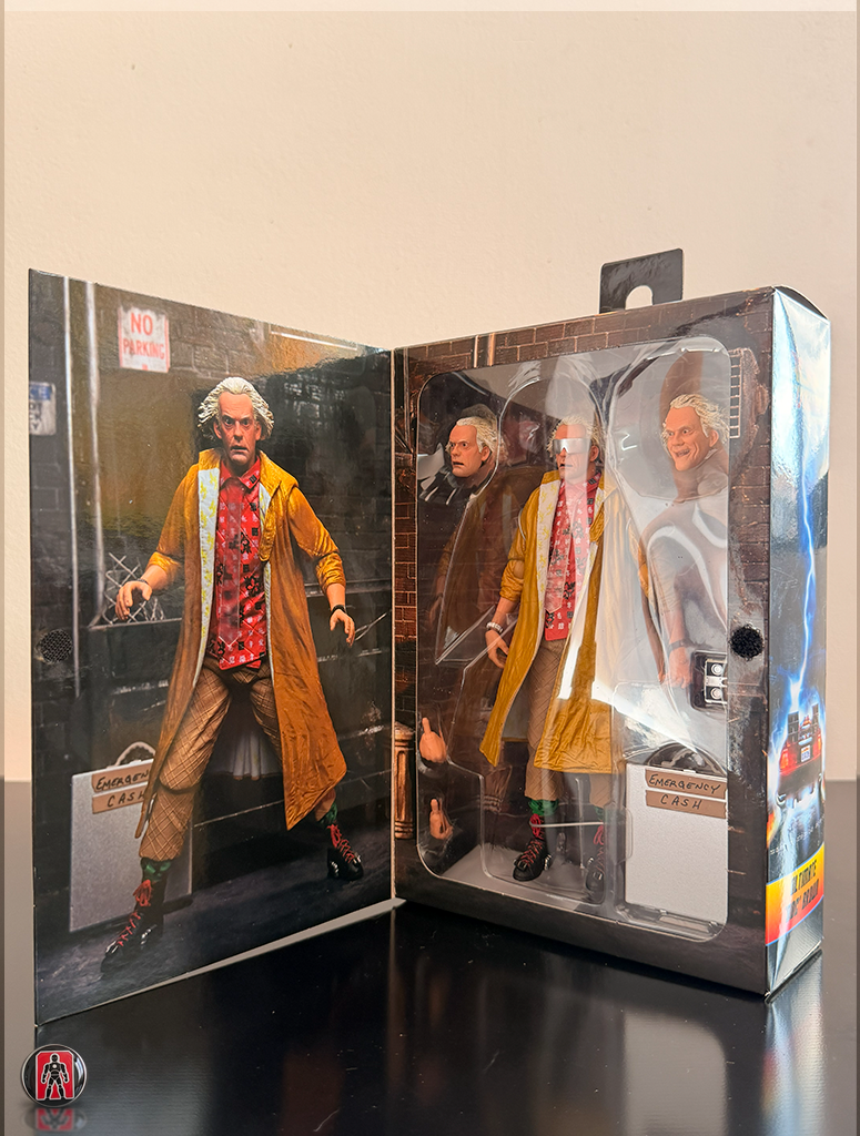 Figura de acción de Doc Brown de Regreso al Futuro 2