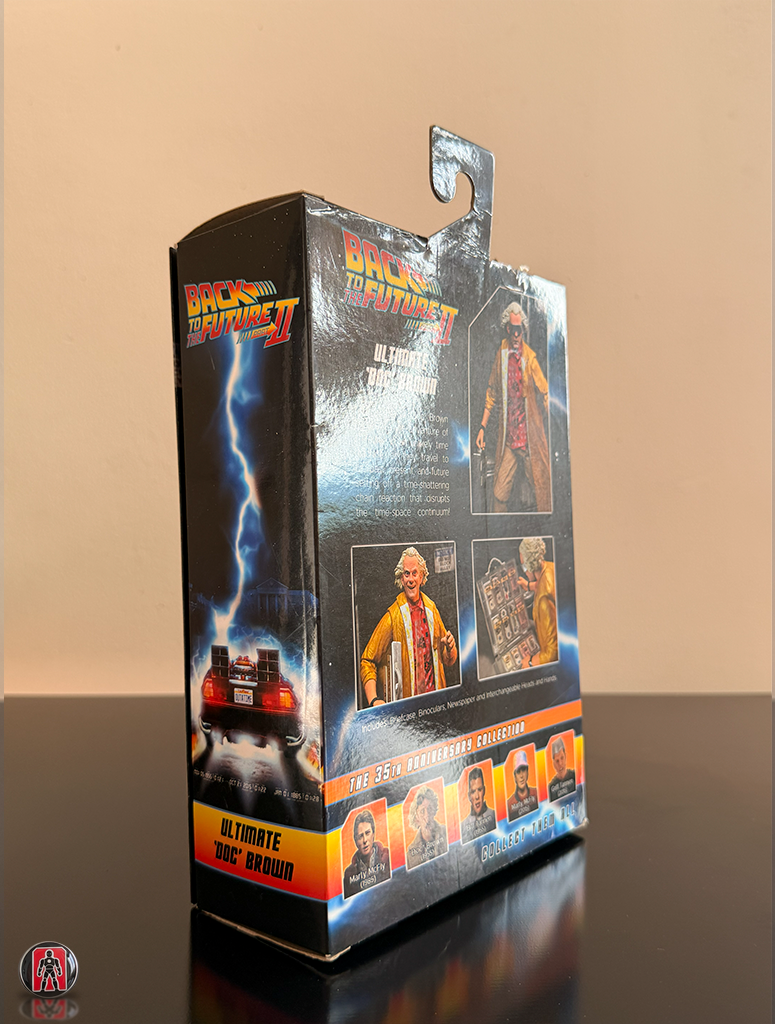 Figura de acción de Doc Brown de Regreso al Futuro 2
