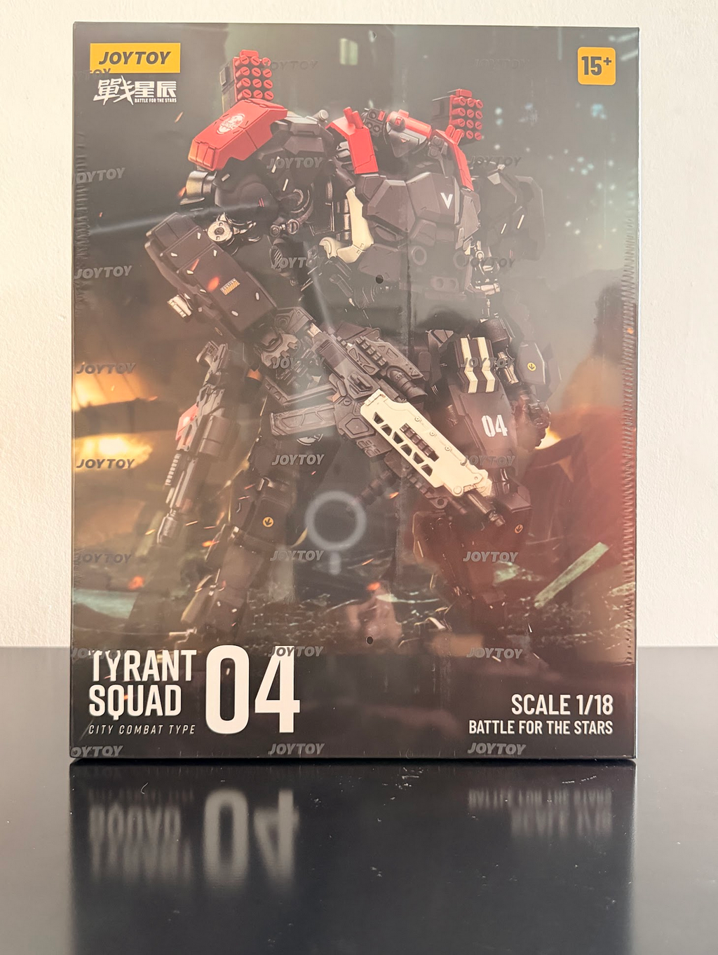 JoyToy 1/18 Battle for the Stars Sorrow Expeditionary Forces Tyrant Mecha 04 Combate Urbano