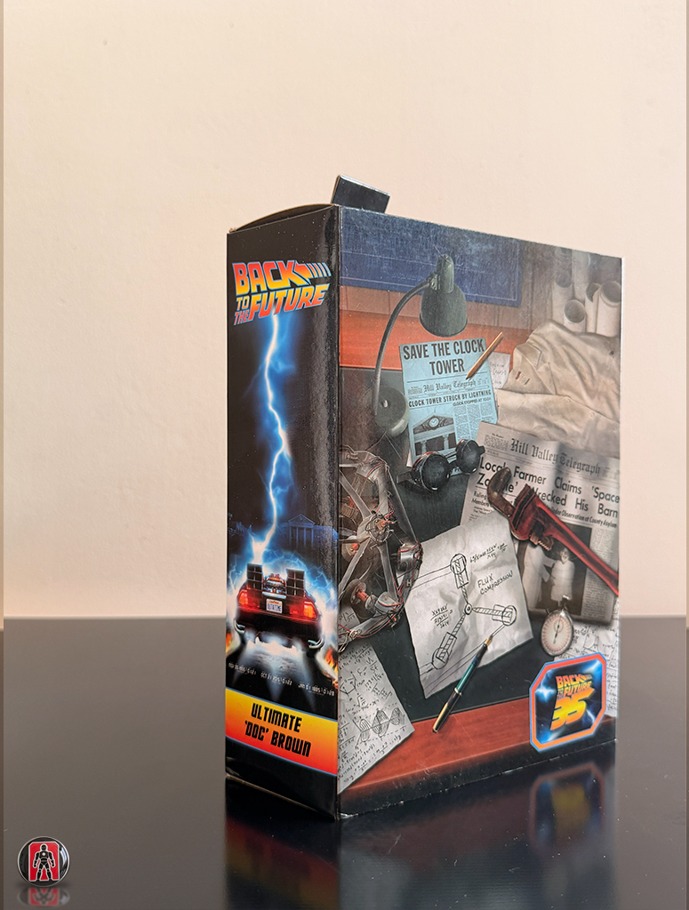 Figura de acción de Doc Brown de Regreso al Futuro, Edición Definitiva