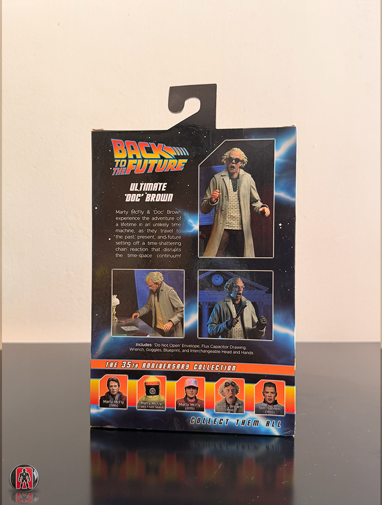 Figura de acción de Doc Brown de Regreso al Futuro, Edición Definitiva