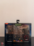 NECA - Tortugas Ninja (Película de 1990) - Figura de acción de 7 pulgadas - Pack de 2 soldados del Clan del Pie con soporte para armas