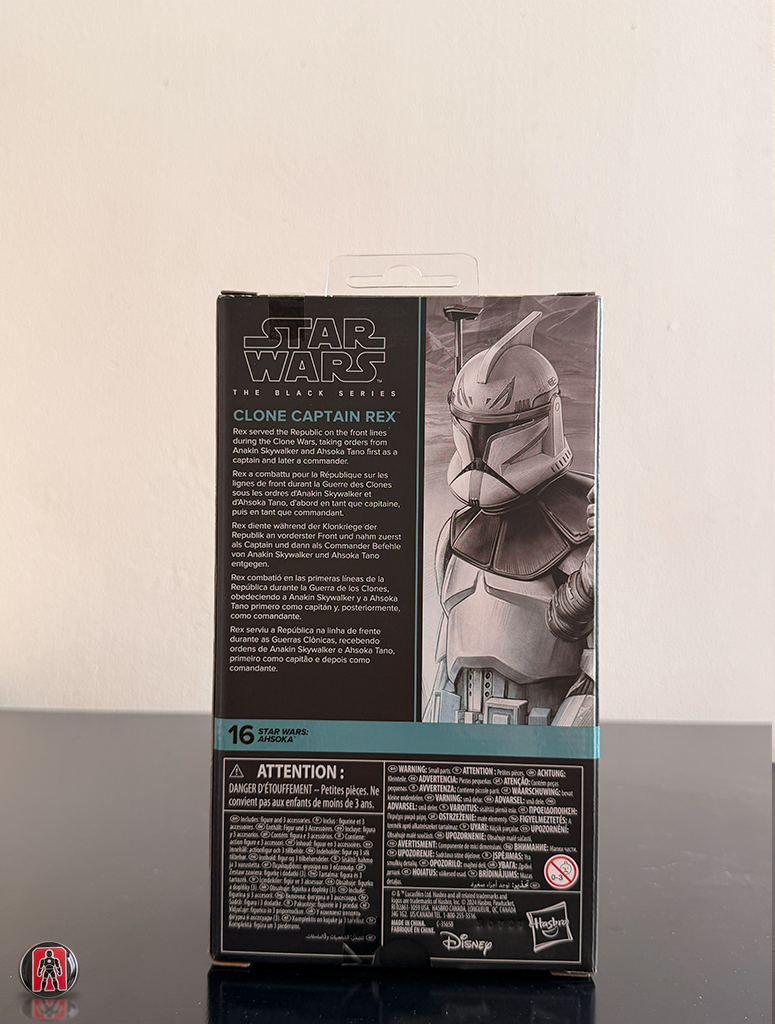 Figura de acción de 15 cm del Capitán Clon Rex (Ahsoka) de Star Wars: The Black Series