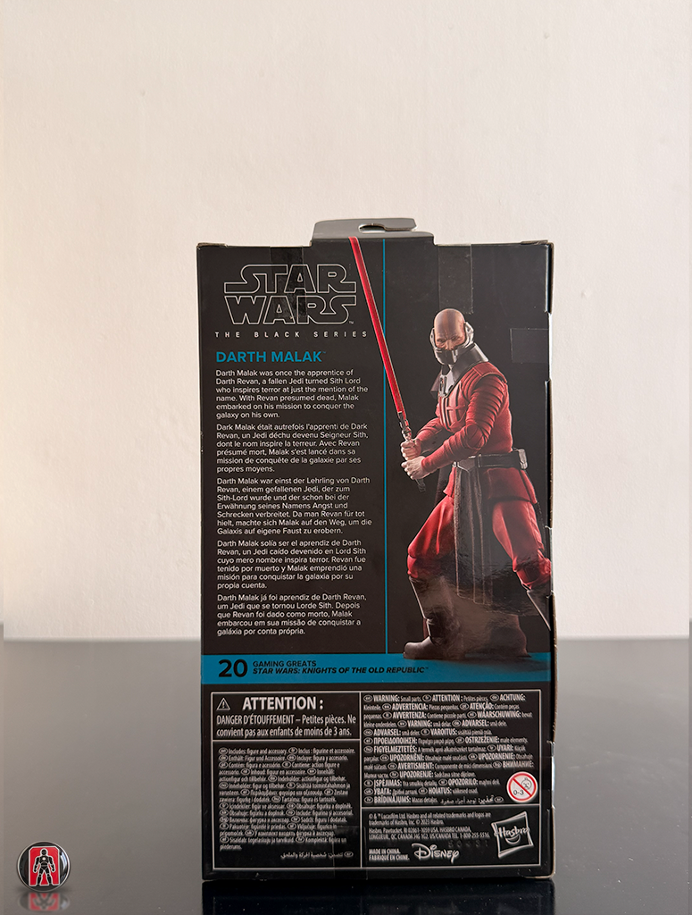 Star Wars: The Black Series, figura de Darth Malak de 6 pulgadas (Knights of the Old Republic)