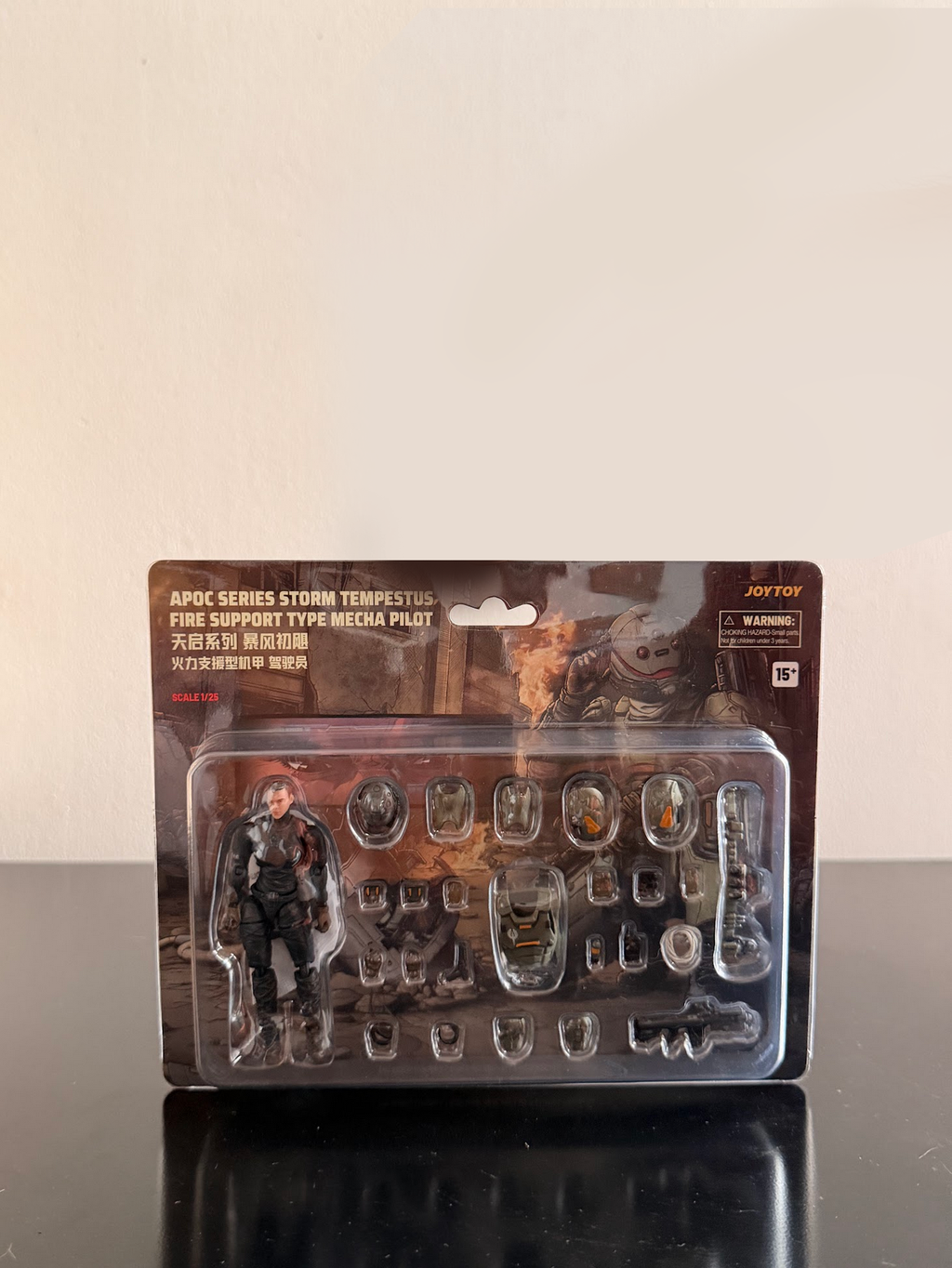JoyToy 1/25 APOC Series Storm Tempestus Mecha de Apoyo de Fuego con Piloto