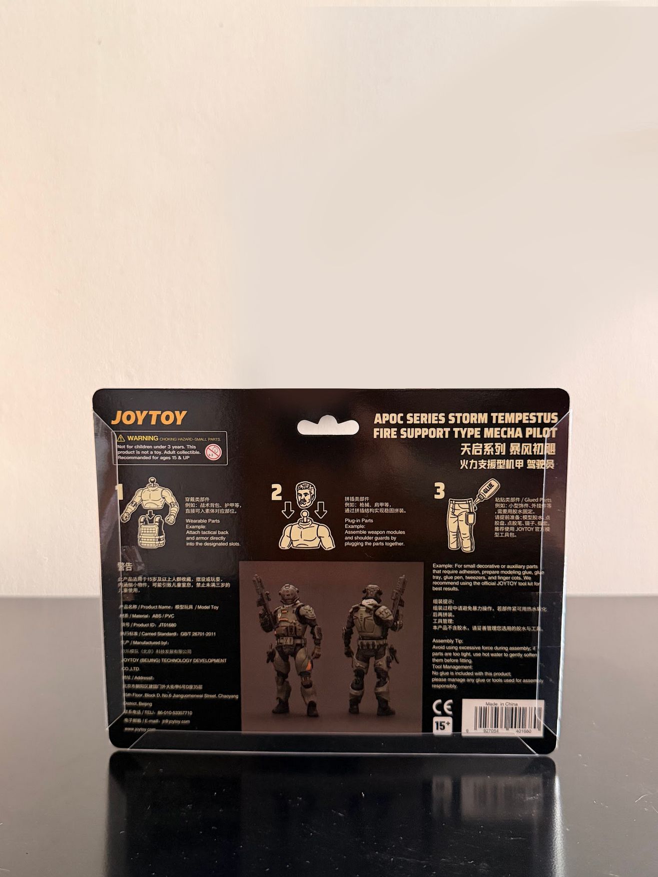 JoyToy 1/25 APOC Series Storm Tempestus Mecha de Apoyo de Fuego con Piloto
