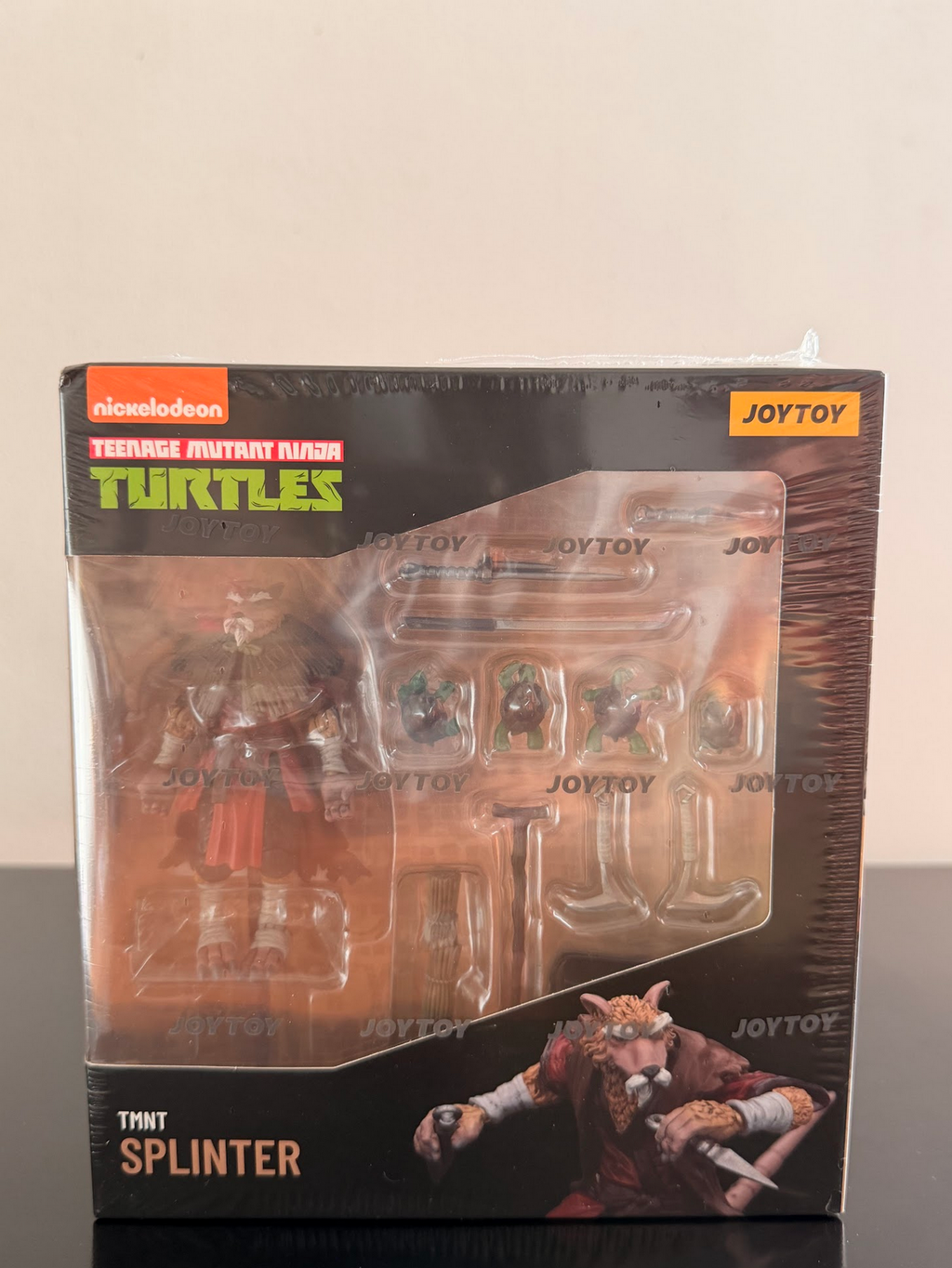 JOYTOY TMNT Splinter Figura de Acción Escala 1/18
