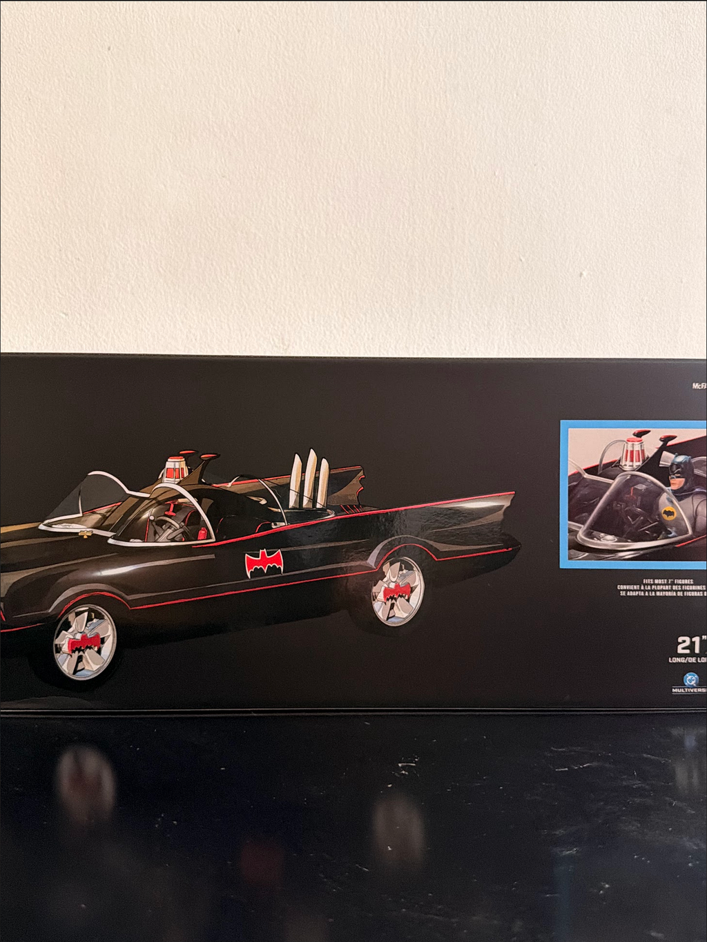 McFarlane DC Multiverse Vehículo Batmóvil Serie Clásica de TV 1966
