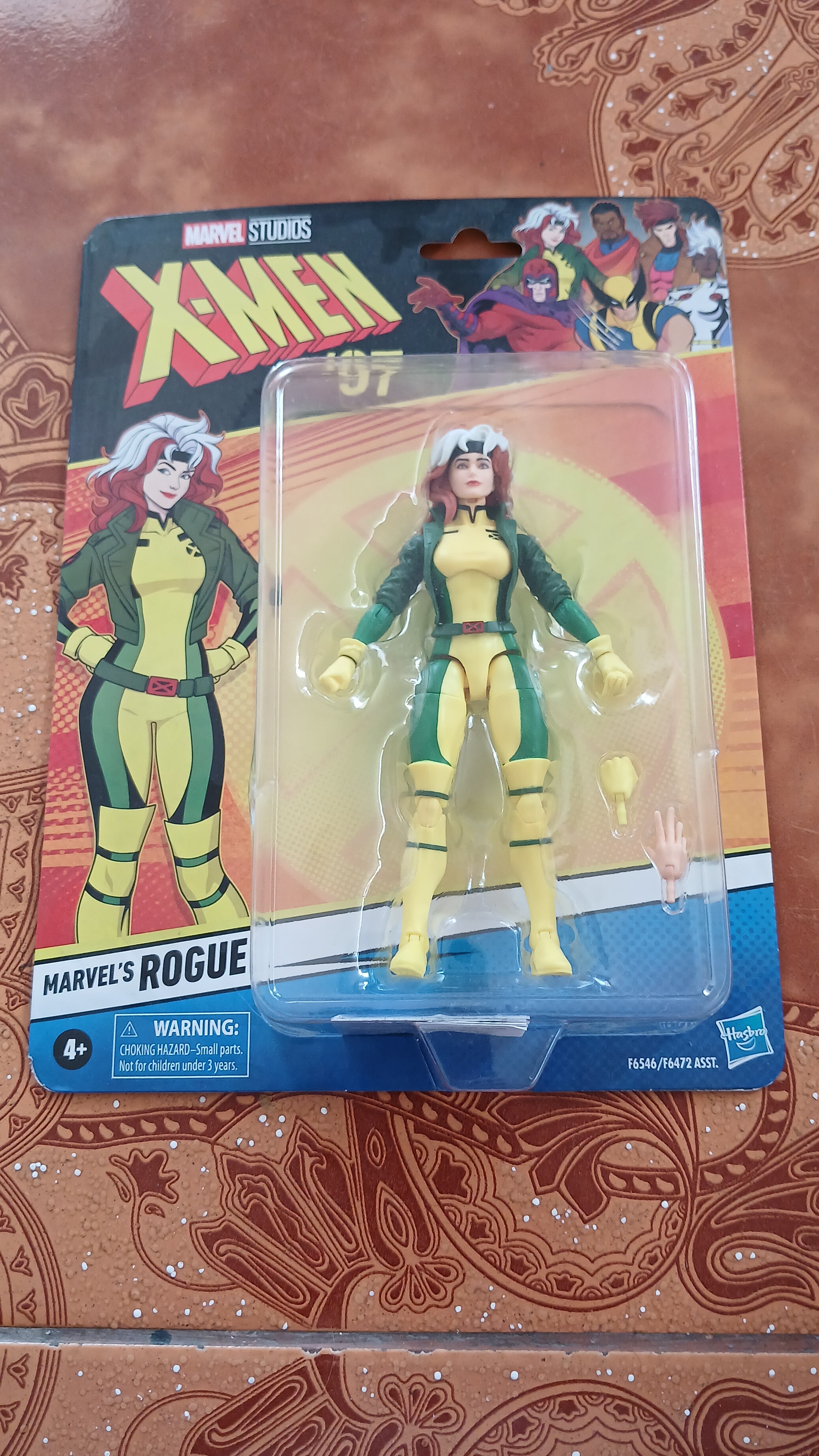 Figuras de acción coleccionables de 6 pulgadas de Rogue, X-Men '97 de la serie Marvel Legends