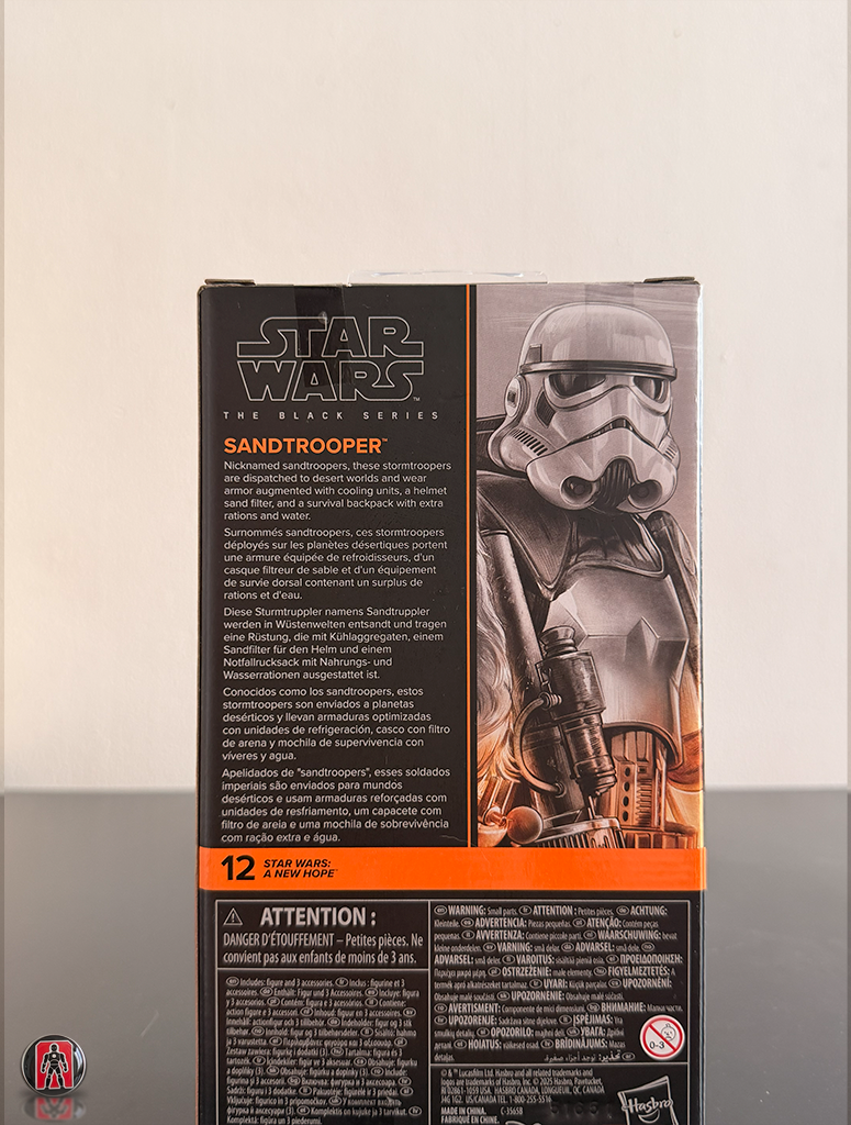Figura de acción de Sandtrooper de 6 pulgadas de Star Wars: The Black Series (Una Nueva Esperanza)