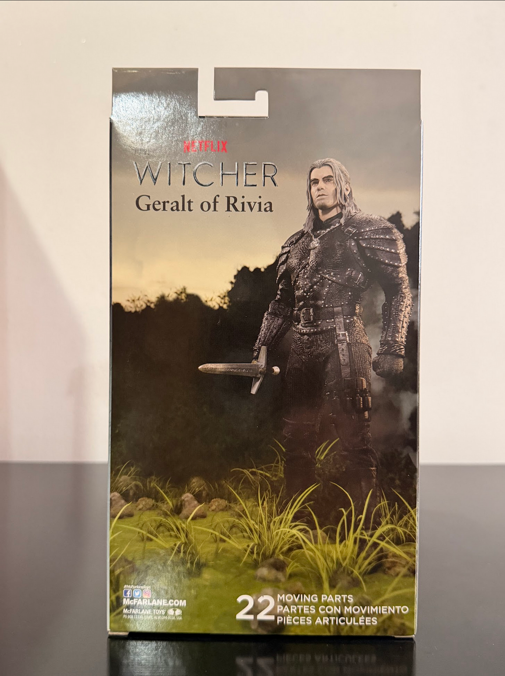 Figura de acción de Geralt de Rivia (Temporada 2) de The Witcher (Netflix)