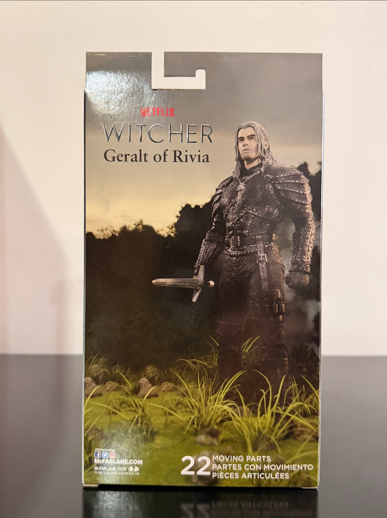 Figura de acción de Geralt de Rivia (Temporada 2) de The Witcher (Netflix)