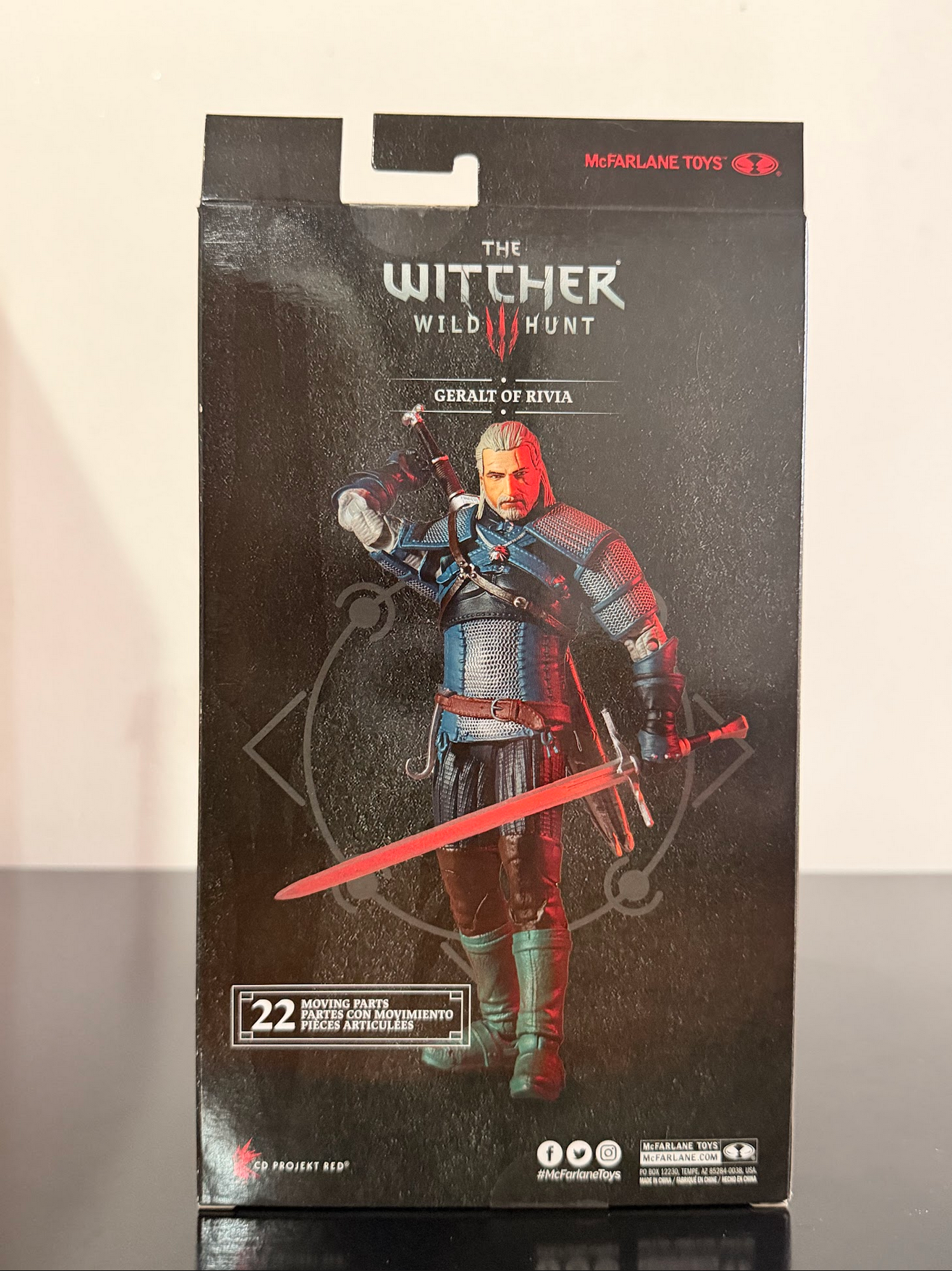 Figura de acción de Geralt de Rivia (Armadura de Víbora) de The Witcher 3: Wild Hunt