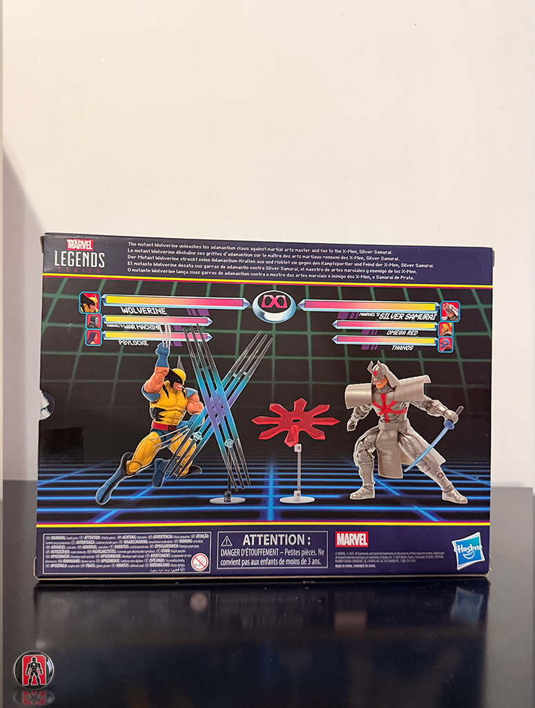 Pack de dos figuras de acción de Marvel Legends Gamerverse: Wolverine vs. Silver Samurai