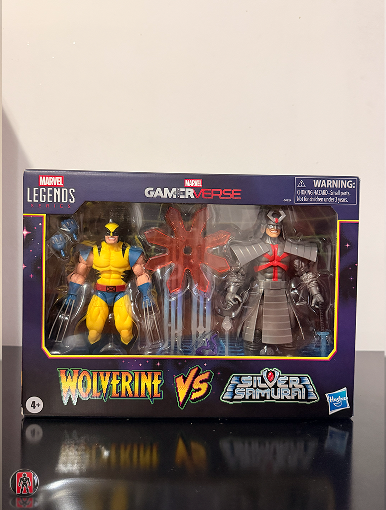 Pack de dos figuras de acción de Marvel Legends Gamerverse: Wolverine vs. Silver Samurai