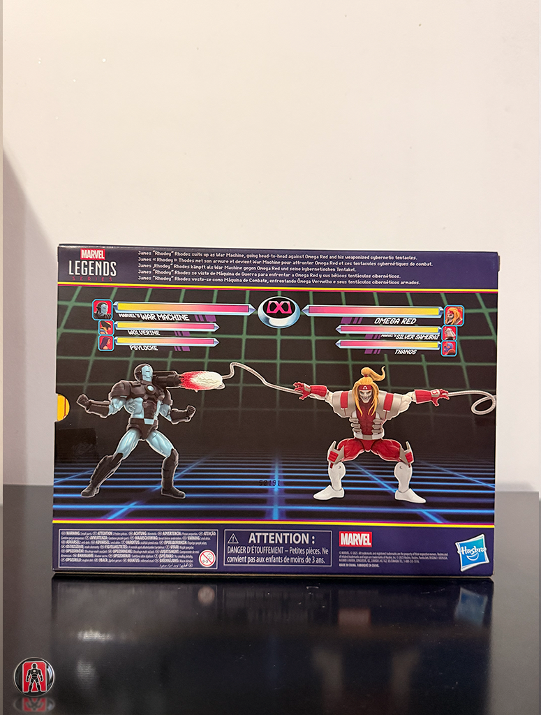Pack de Dos Figuras War Machine vs. Omega Red – Marvel Legends Gamerverse