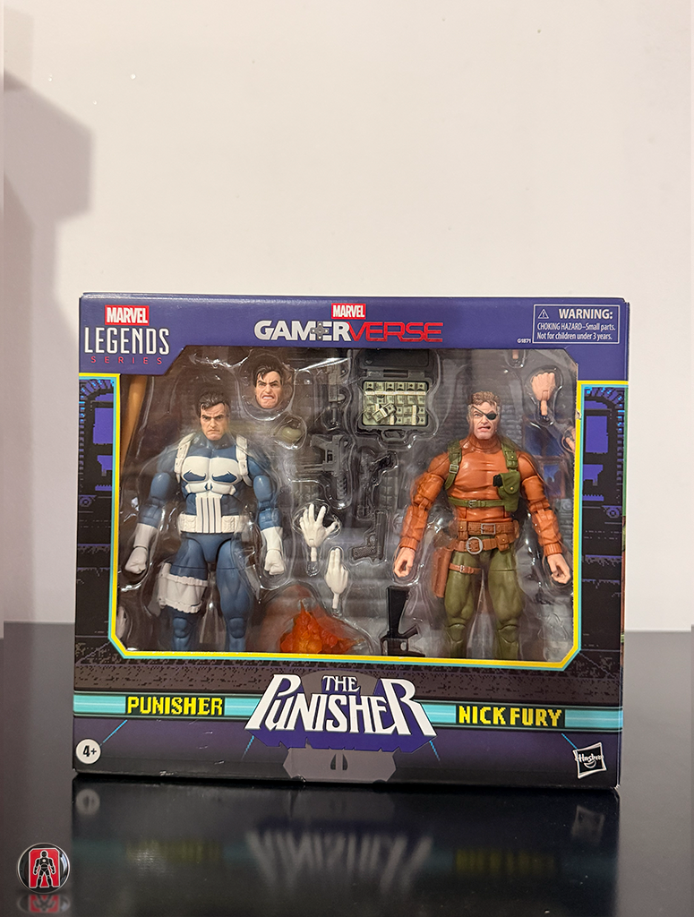 Pack de dos figuras de Marvel Legends Gamerverse: The Punisher y Nick Fury