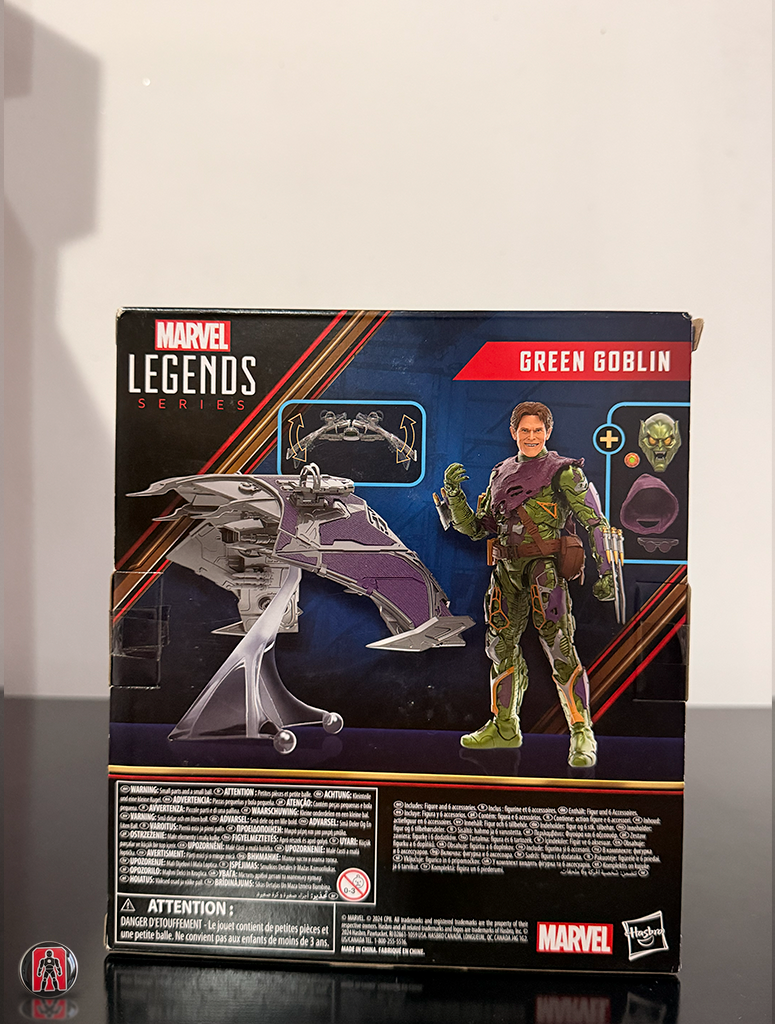 Marvel Legends Green Goblin and Spider-Man No Way Home Deluxe - Figuras de acción de 6 pulgadas con 6 accesorios