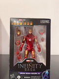 Figura de acción de Iron Man Mark 3 de la saga Infinity de Marvel Hasbro Legends, escala de 6 pulgadas, diseño premium y 5 accesorios.