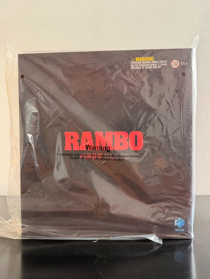 Figura de acción exclusiva de John Rambo de la serie Super Super First Blood, escala 1/12, de PX Previews.