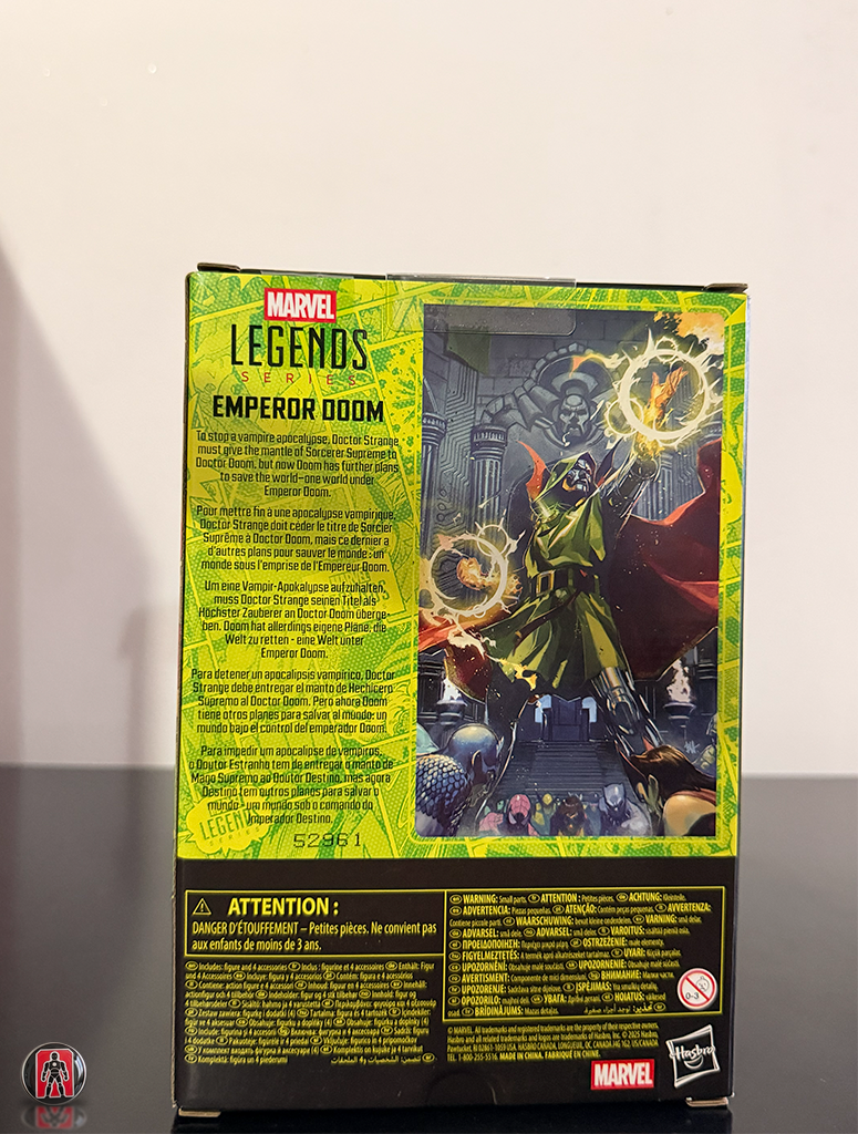 Figura del Emperador Doom – Marvel Legends: Los Cuatro Fantásticos: Un Mundo Bajo la Perdición