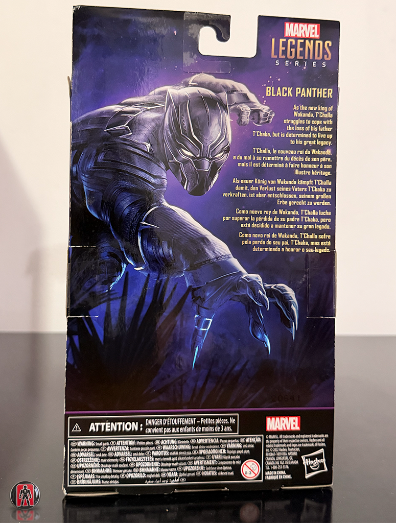 Marvel Legends Legacy Collection: Figura de Black Panther de 15 cm (6 pulgadas) - Chadwick Boseman