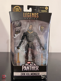 Figura de acción de Erik Killmonger de 6 pulgadas de la colección Marvel Legends Legacy de Black Panther, fabricada por Hasbro.