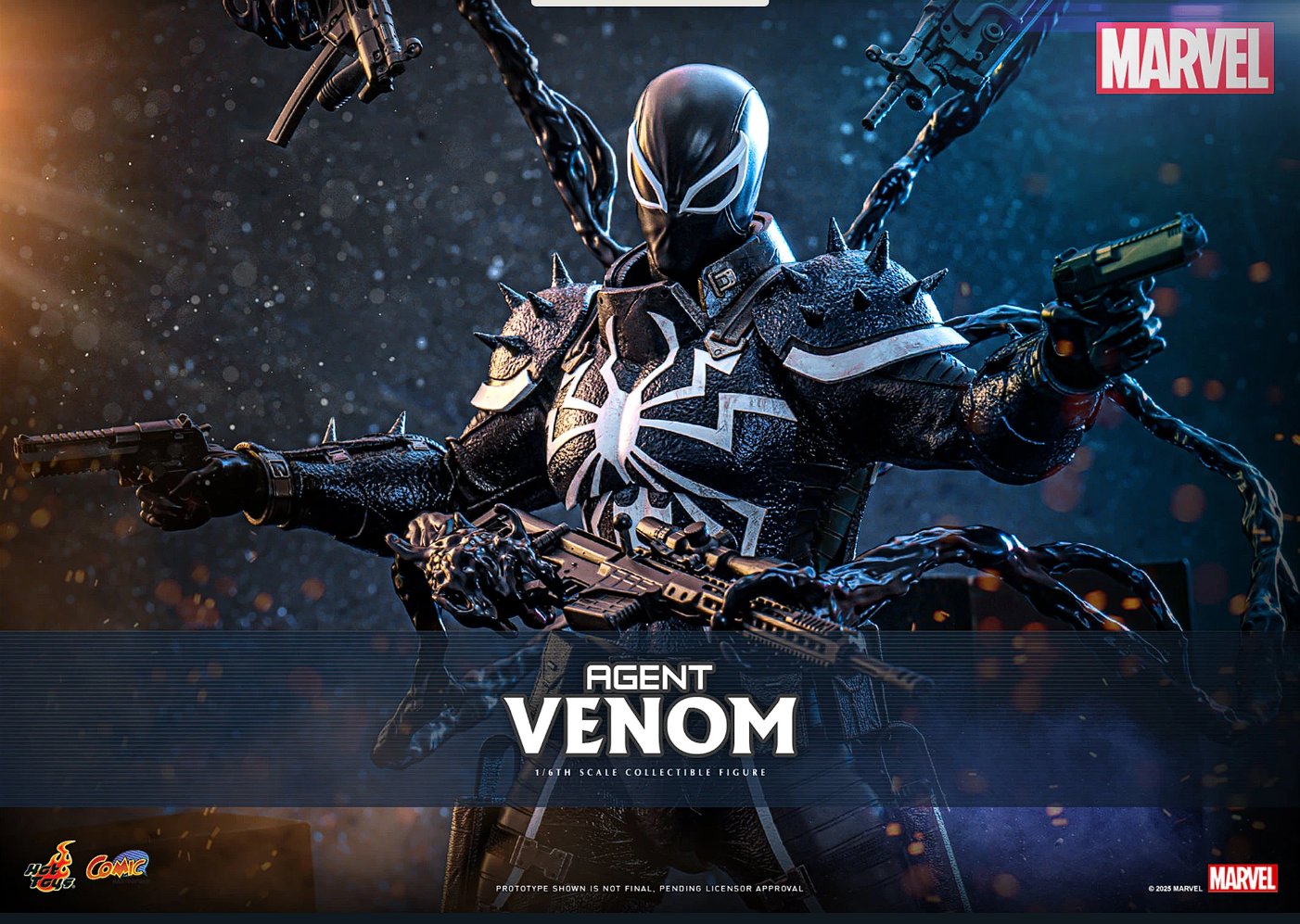 Hot Toys Agent Venom Escala 1/6 – Marvel Comics