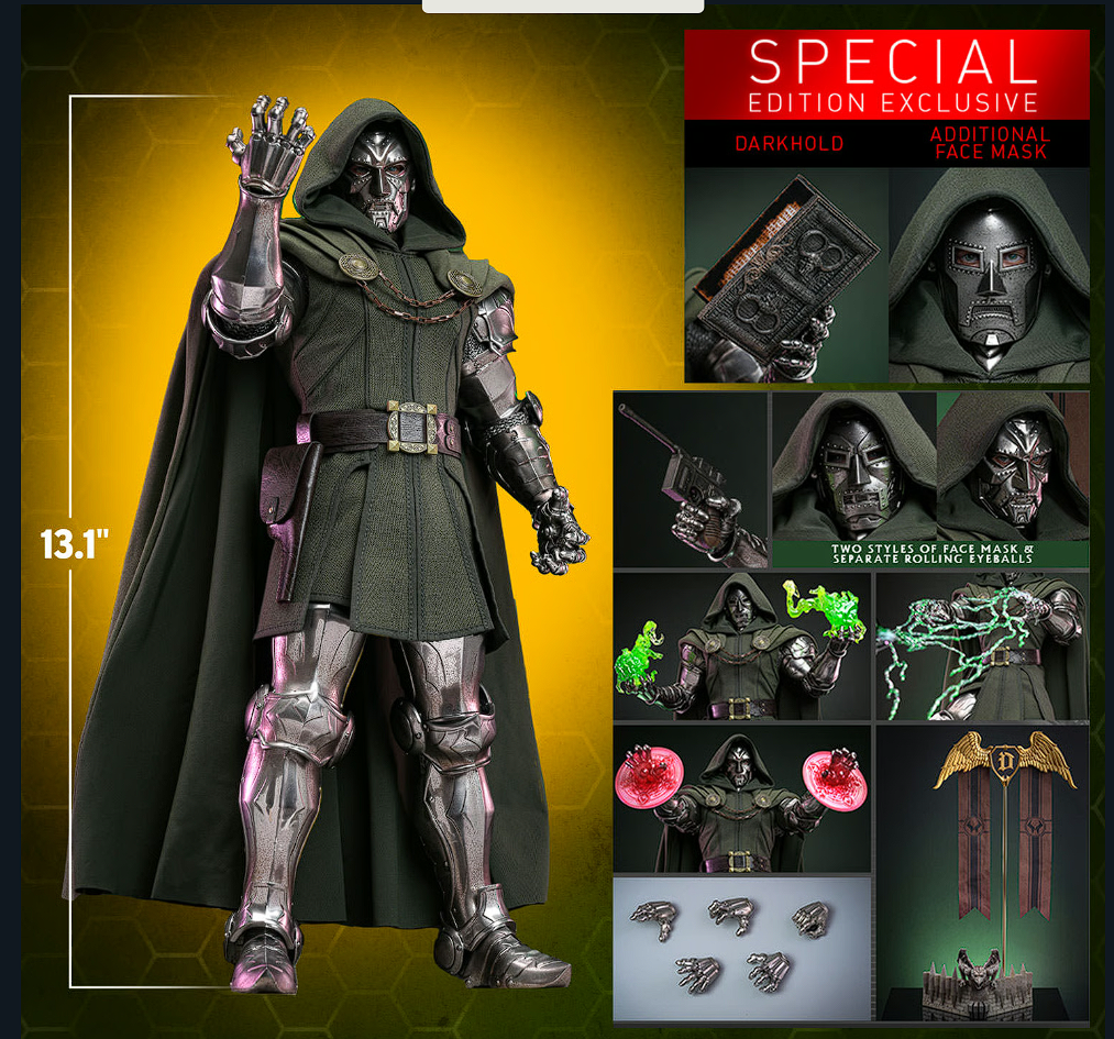 Hot Toys Doctor Doom Escala 1/6 – Marvel Comics