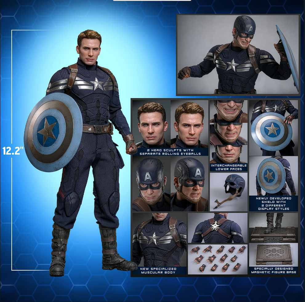 Hot Toys Capitán América Traje S.T.R.I.K.E. 2.0 Escala 1/6