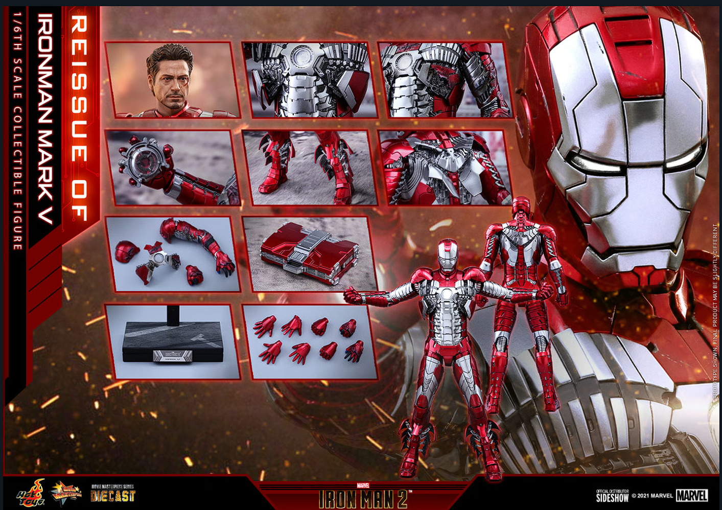 Iron Man Mark V 1/6 – Hot Toys (Iron Man 2)