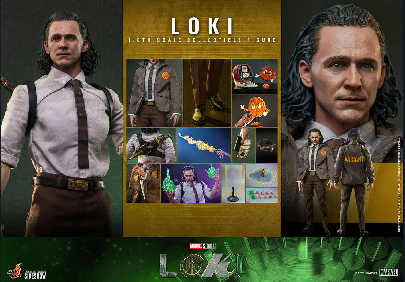 Loki TVA 1/6 – Hot Toys (Serie Loki – Marvel)