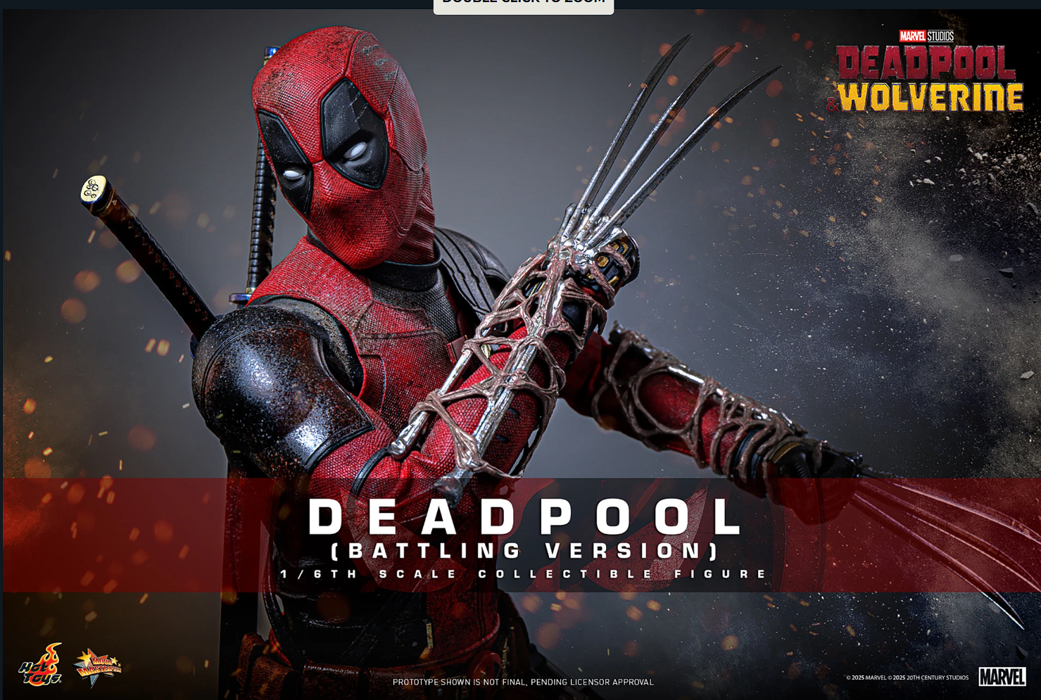Hot Toys Deadpool Versión de Batalla Escala 1/6 – Marvel